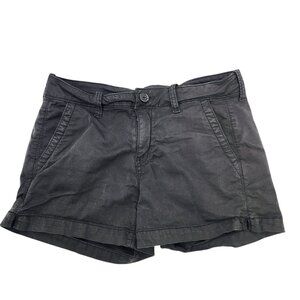 American Eagle Outfitters Womens Super‎ Stretch Black Shorts Size 4 AEO